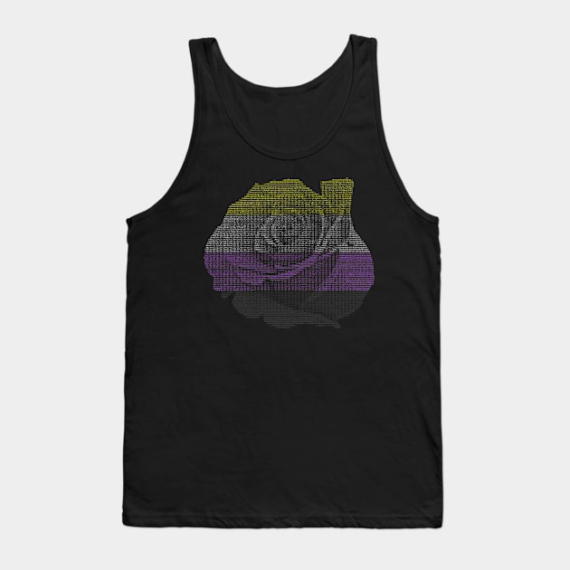 Enby ASCII rose Tank Top by ConnerDavis